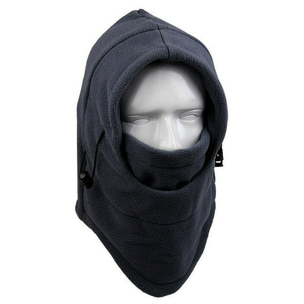 Face Cover Neck Warmer Windproof Balaclava Fleece Hood Winter Hat for Women Men